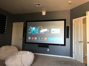 Theater in the Game Room and Loft